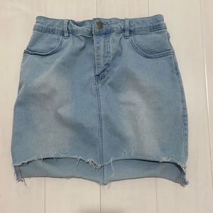 Light wash Denim Mini